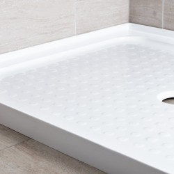 1100x750mm Rectangle Shower Tray Center/Side Waste